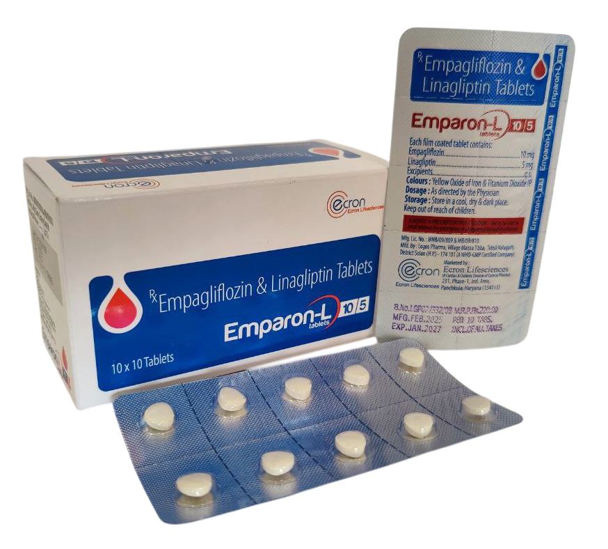 Emparon-L 10/5 Tablet — Empagliflozin 10 mg + Linagliptin 5 mg from Trumac Healthcare PCD Pharma Franchise India