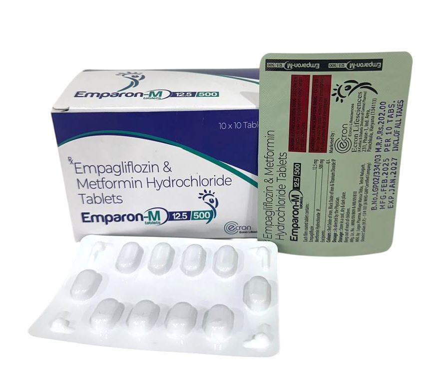 Empagliflozin 12.5 mg + Metformin 500 mg Tablet — manufactured by Trumac Healthcare