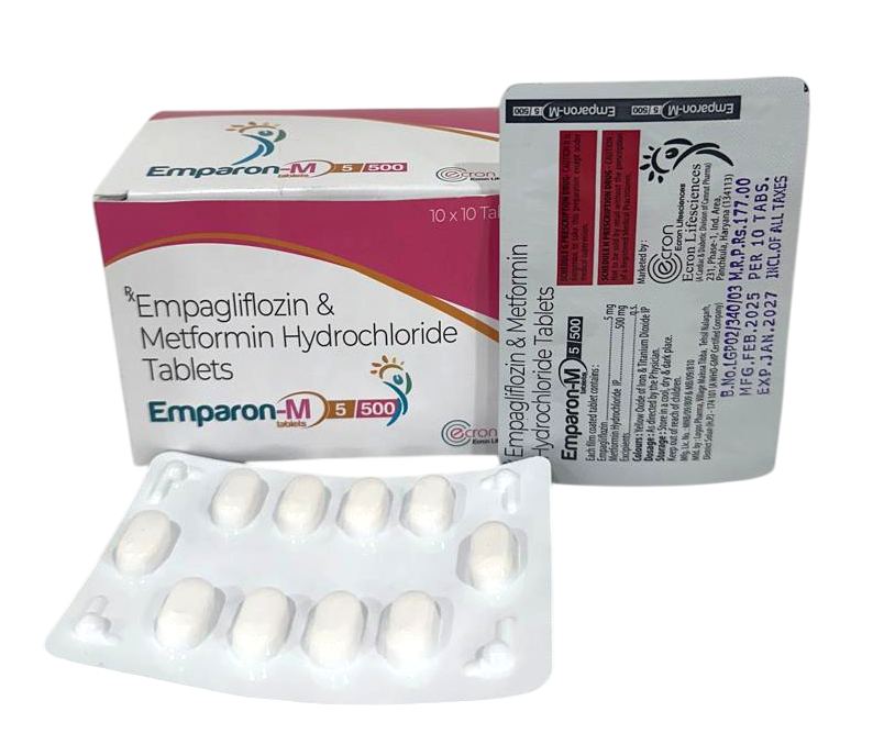 Empagliflozin 5 mg + Metformin 500 mg Tablet — manufactured by Trumac Healthcare