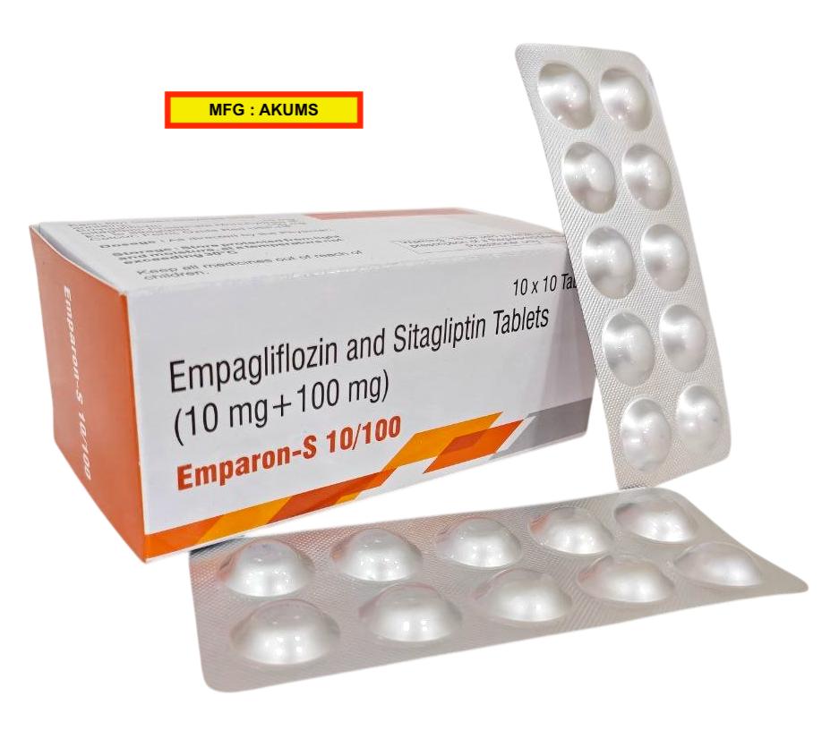 Emparon-S 10/100 Tablet — Empagliflozin 10 mg + Sitagliptin 100 mg from Trumac Healthcare PCD Pharma Franchise India