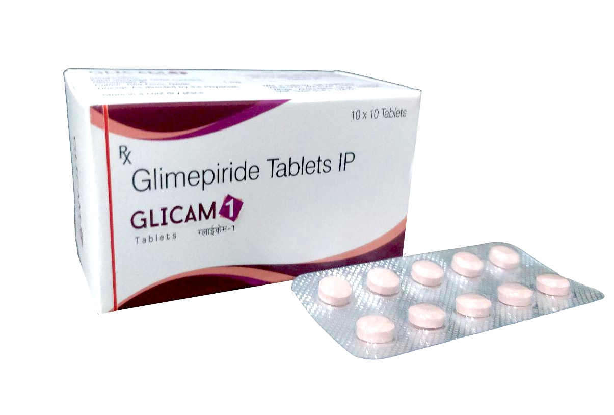 Glimepiride 1 mg Tablet — manufactured by Trumac Healthcare