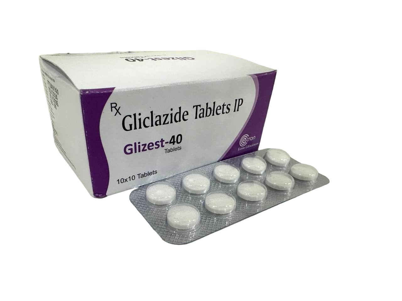 Gliclazide 40 mg Tablets Tablet — manufactured by Trumac Healthcare