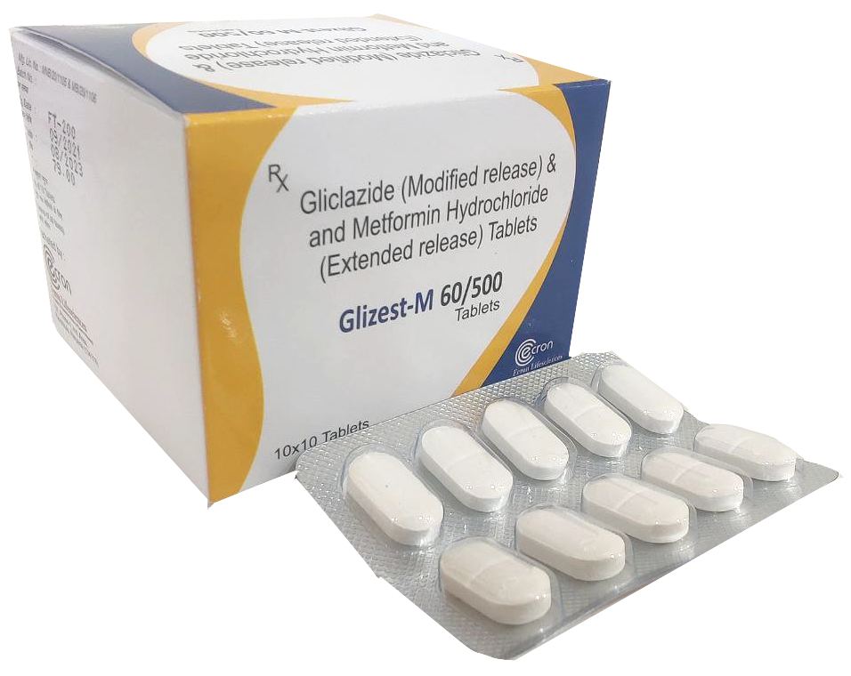 Gliclazide 60 mg + Metformin 500 mg Tablet — manufactured by Trumac Healthcare