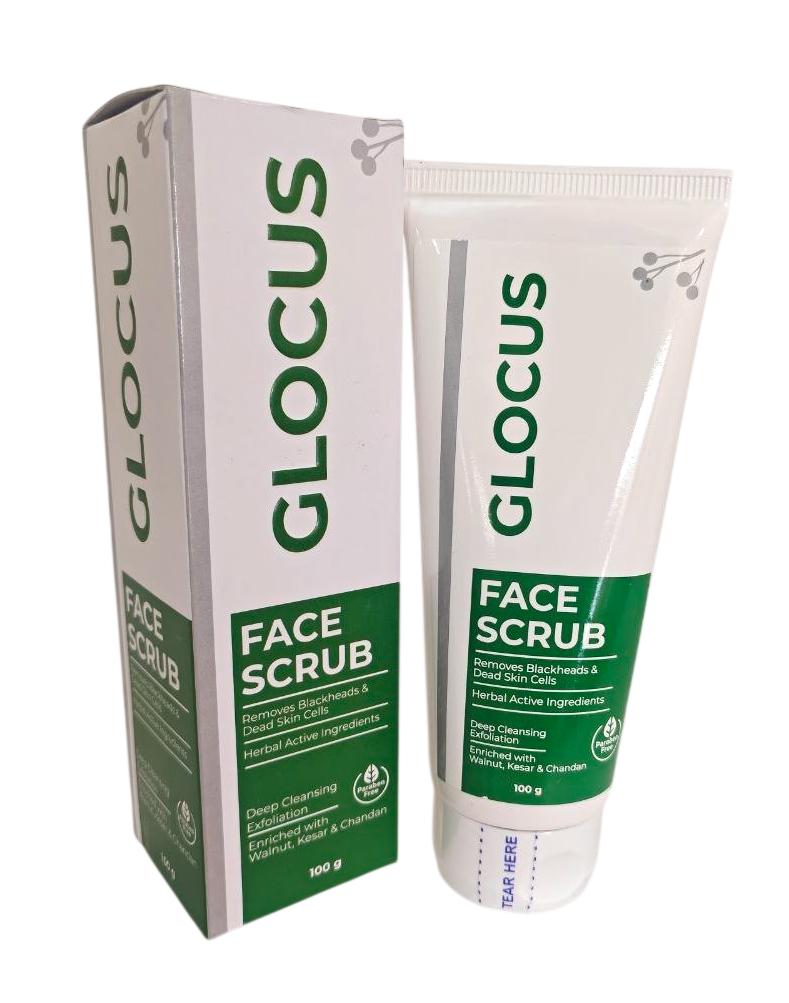 Glocus Face Scrub — Face Scrub from Trumac Healthcare PCD Pharma Franchise India