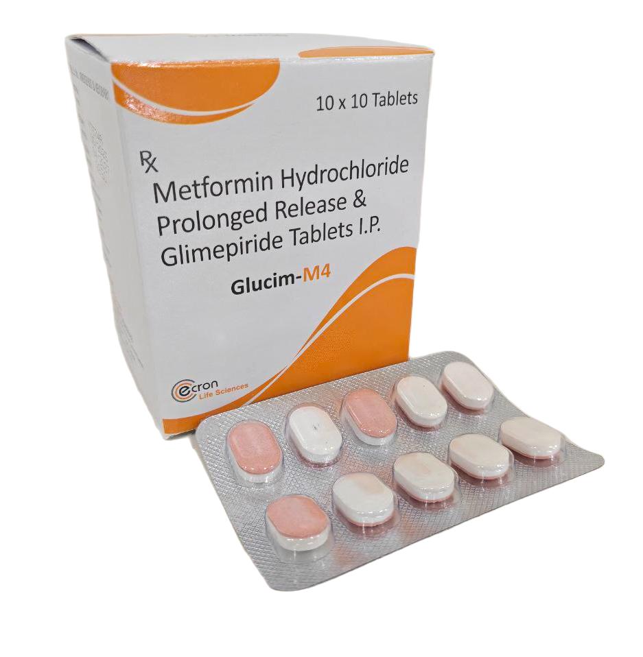 Metformin Hydrochloride 500 mg + Glimepiride 4 mg Tablet — manufactured by Trumac Healthcare