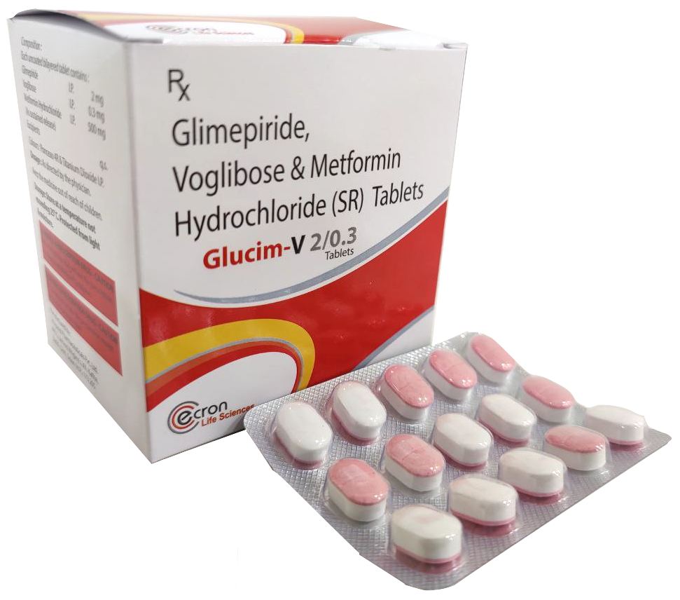 Glimepiride 2 mg + Metformin 500 mg + Voglibose 0.3 mg Tablet — manufactured by Trumac Healthcare