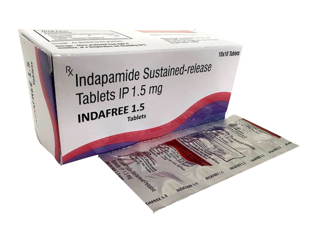 Indafree-1.5 Tablet — Indapamide 1.5 mg from Trumac Healthcare PCD Pharma Franchise India