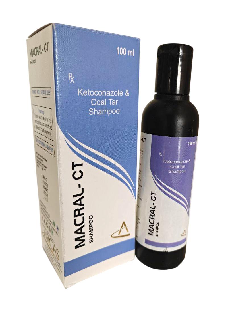 Macral-CT Shampoo — Ketoconazole 2% w/v + Coal Tar 2% w/v from Trumac Healthcare PCD Pharma Franchise India