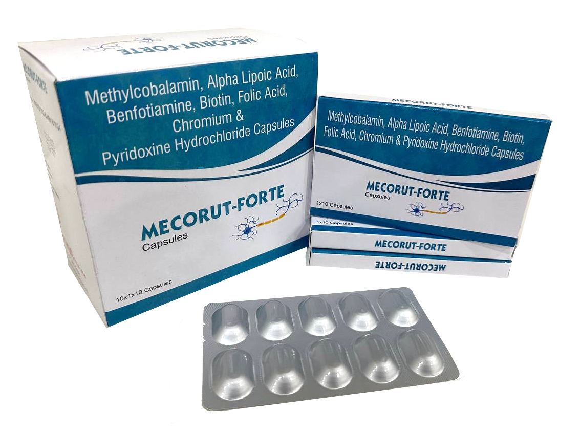 Each cap contains: Methylcobalamin 1500 mcg, Alpha Lipoic Acid 100 mg, Folic Acid 1.5 mg, Benfothiamine 50 mg, Biotin 5 mg, Vitamin B6 3 mg (In Drug) Capsule — manufactured by Trumac Healthcare