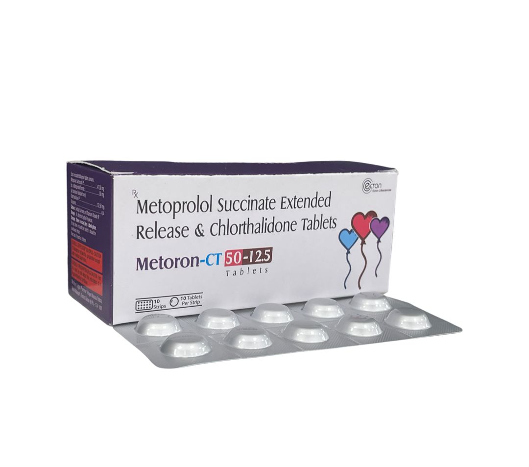 Metoprolol Succinate 50 mg (SR) + Chlorthalidone 12.5 mg Tablet — manufactured by Trumac Healthcare