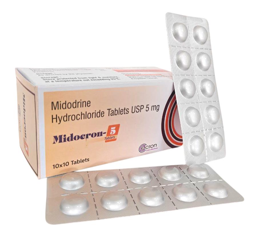 Midodrine 5 mg Tablet — manufactured by Trumac Healthcare