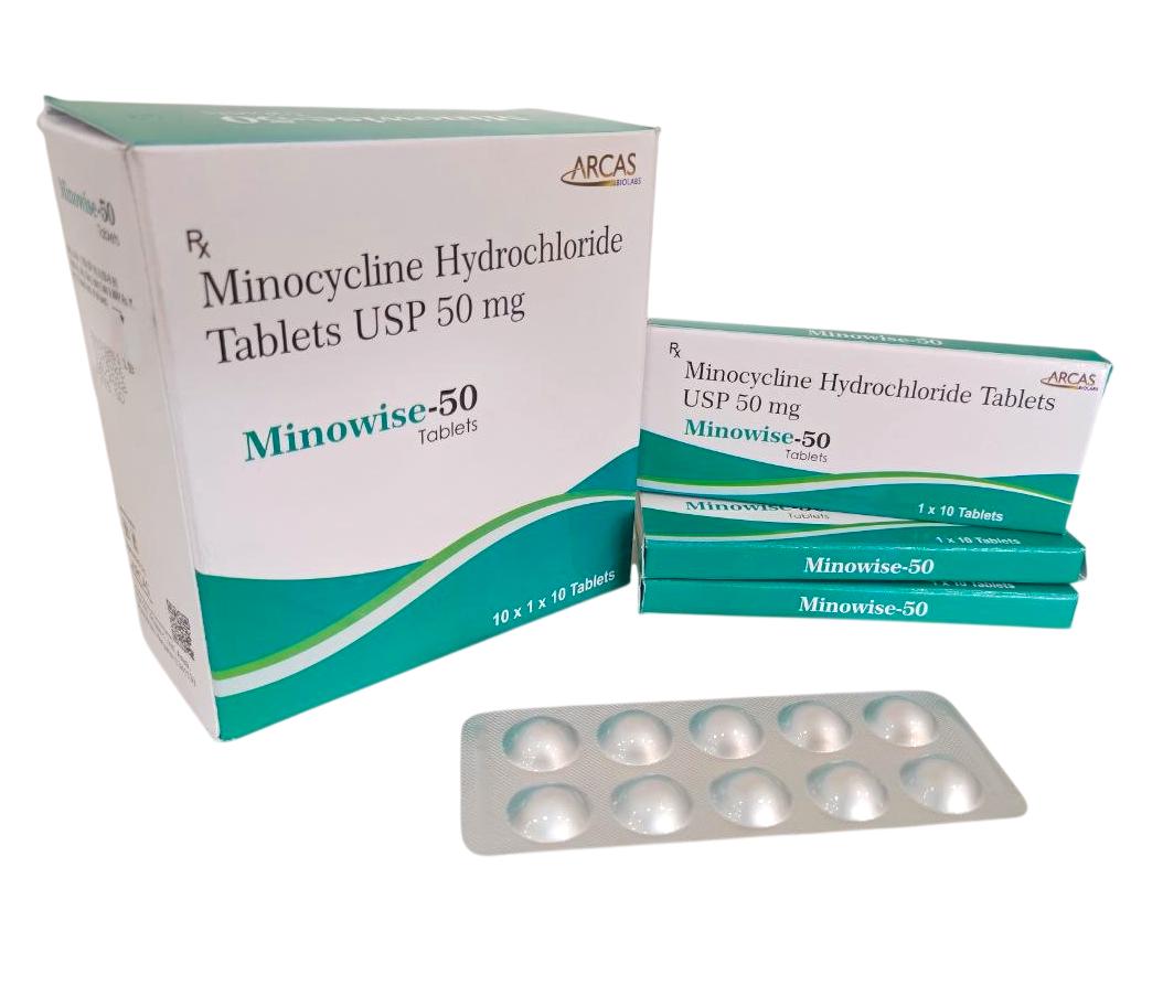 Minocycline 50 mg Tablet — manufactured by Trumac Healthcare