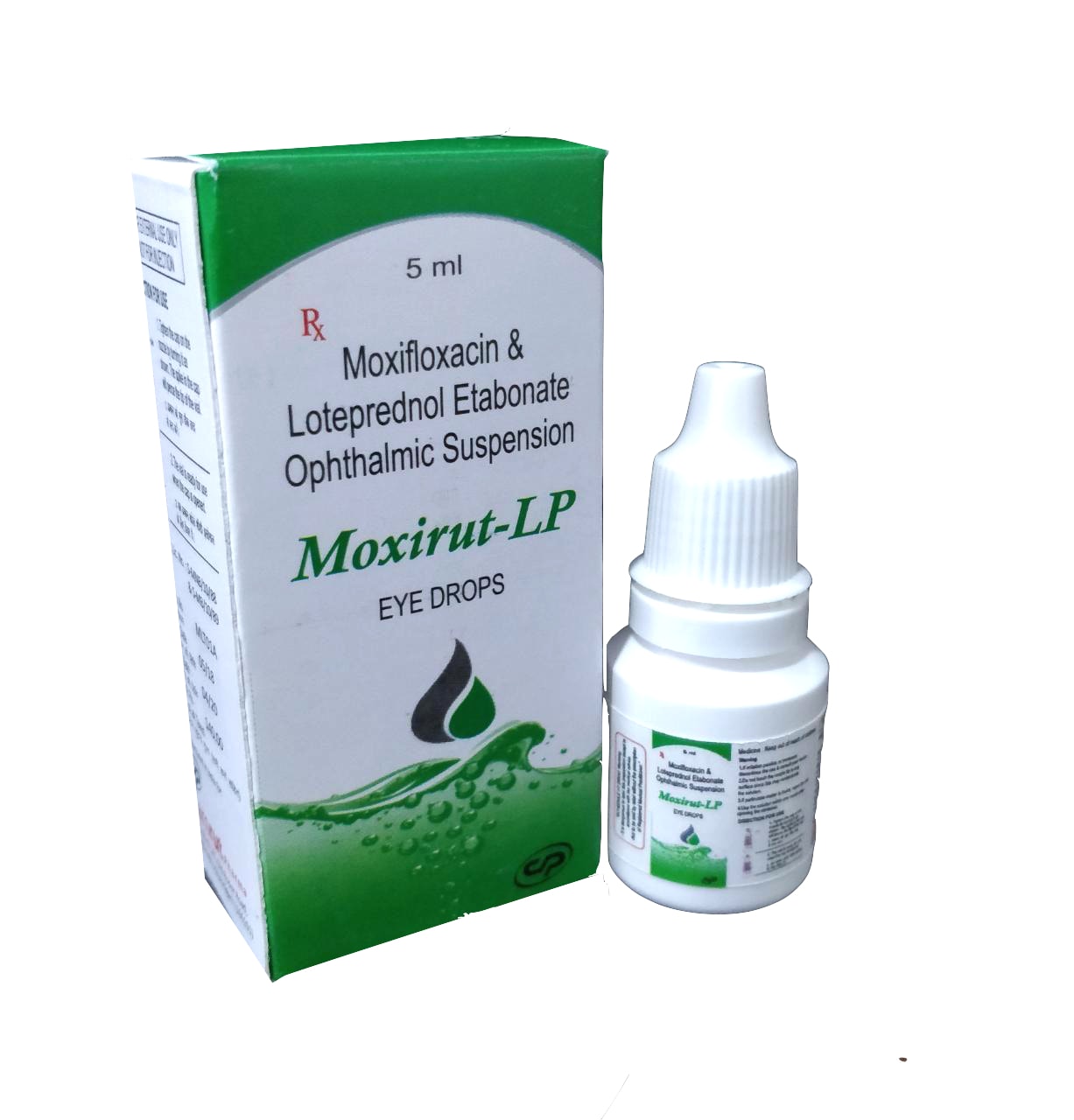 Moxirut-LP Eye Drops — Moxifloxacin HCl 0.5% + Loteprednol Etabonate 0.5% (5 ml Eye Drops) from Trumac Healthcare PCD Pharma Franchise India