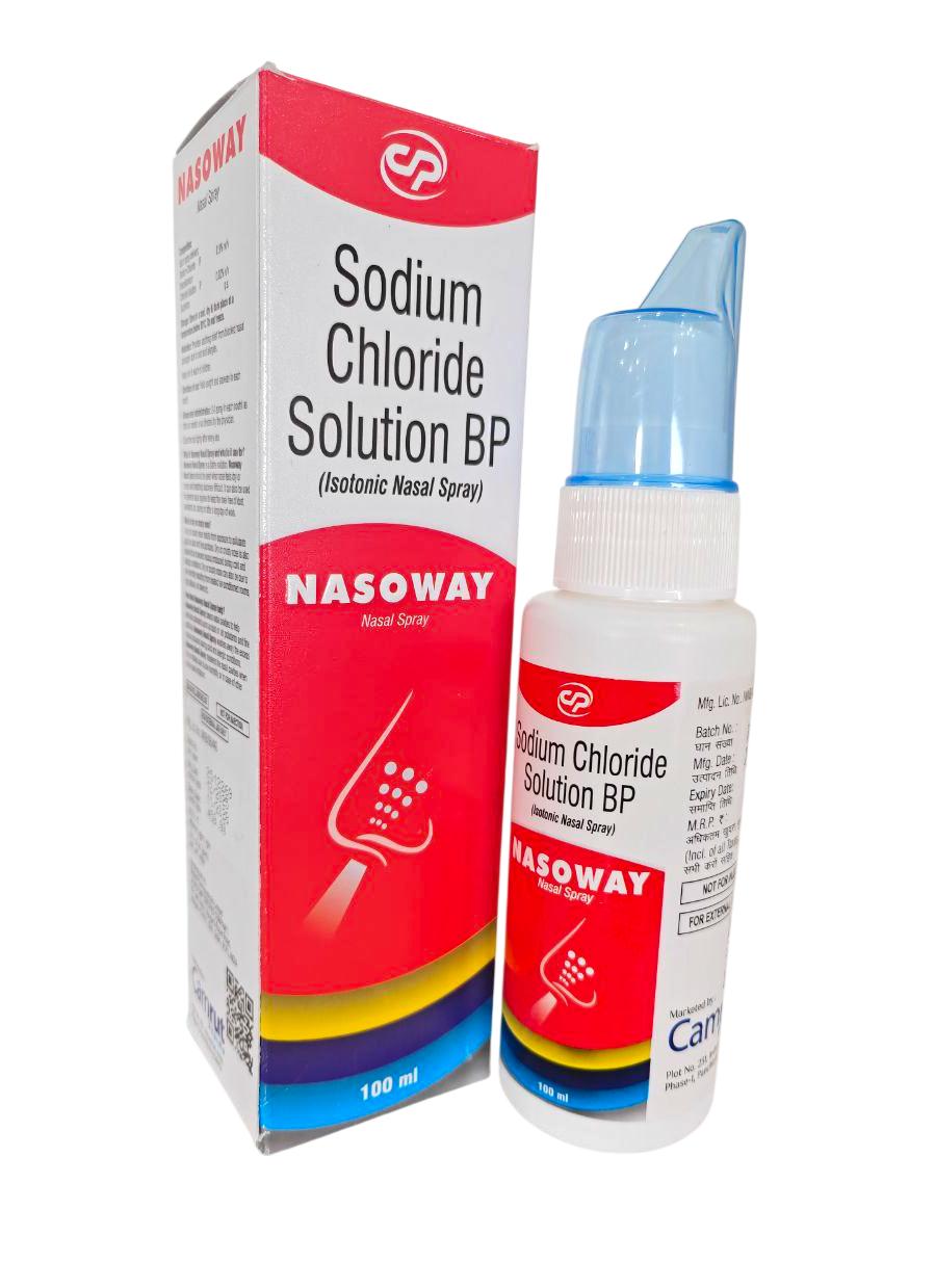 Nasoway Isotonic Spray — Sodium Chloride 0.9% Nasal Isotonic Spray from Trumac Healthcare PCD Pharma Franchise India