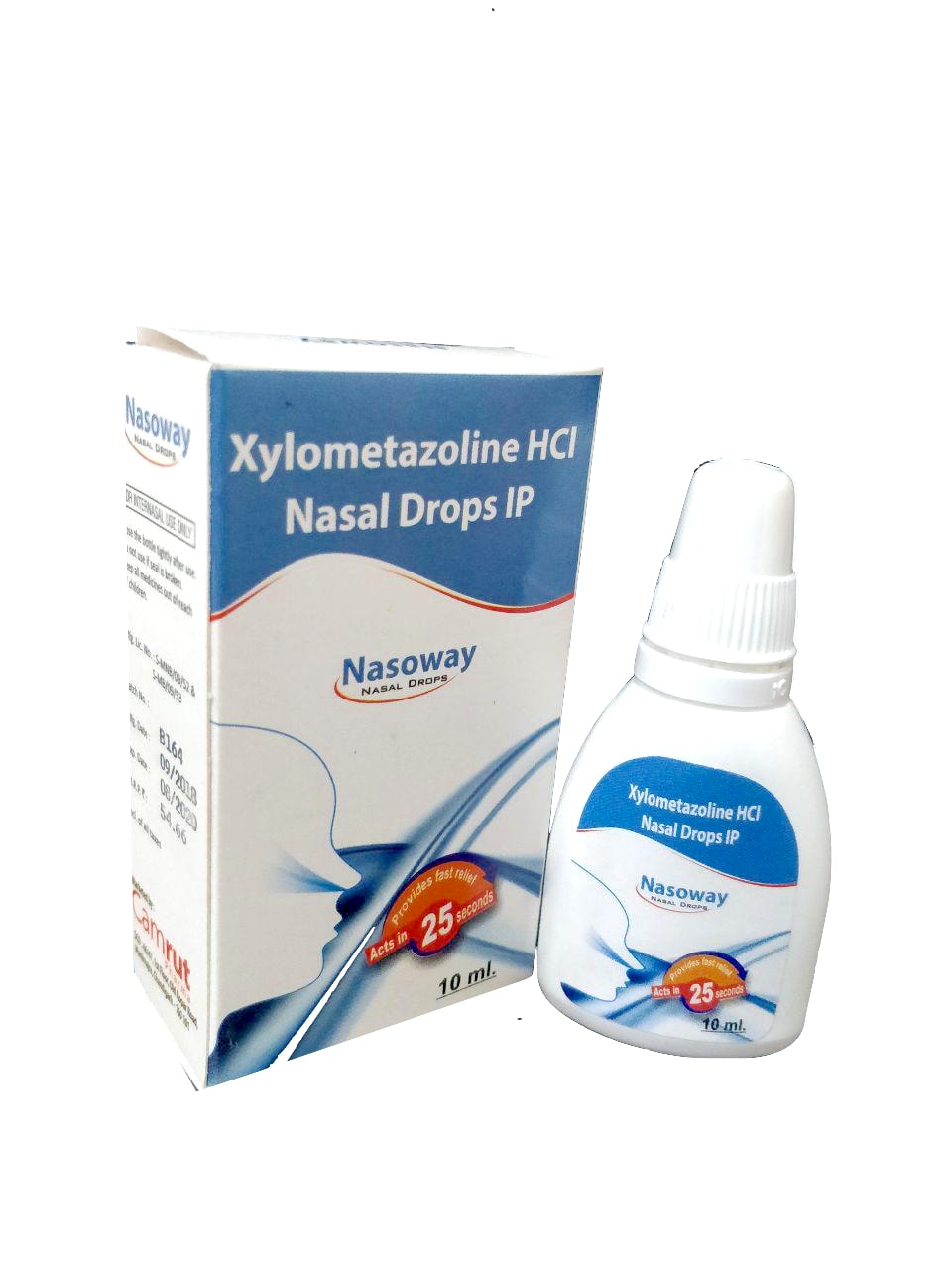 Nasoway Spray — Xylometazoline HCl 0.1% + Benzalkonium Chloride 0.002% (10 ml Nasal Spray) from Trumac Healthcare PCD Pharma Franchise India