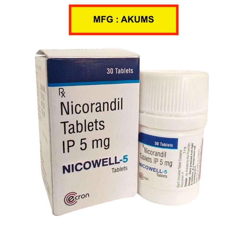 Nicorandil 5 mg Tablet — manufactured by Trumac Healthcare