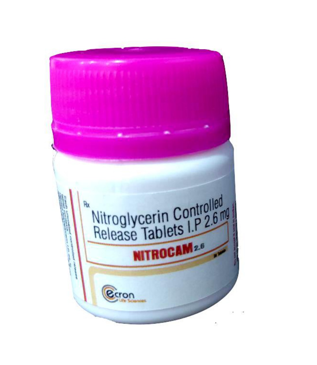 NITROGLYCERINE 2.6 MG Controlled Release Tab Tablet — manufactured by Trumac Healthcare
