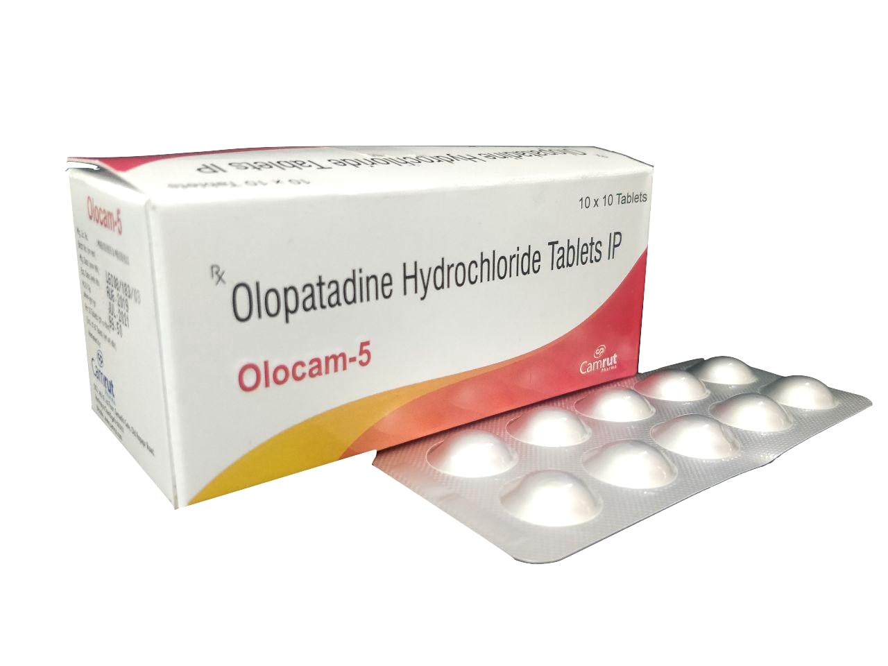 Oloptadine Hydrochloride 5 mg Tablet — manufactured by Trumac Healthcare