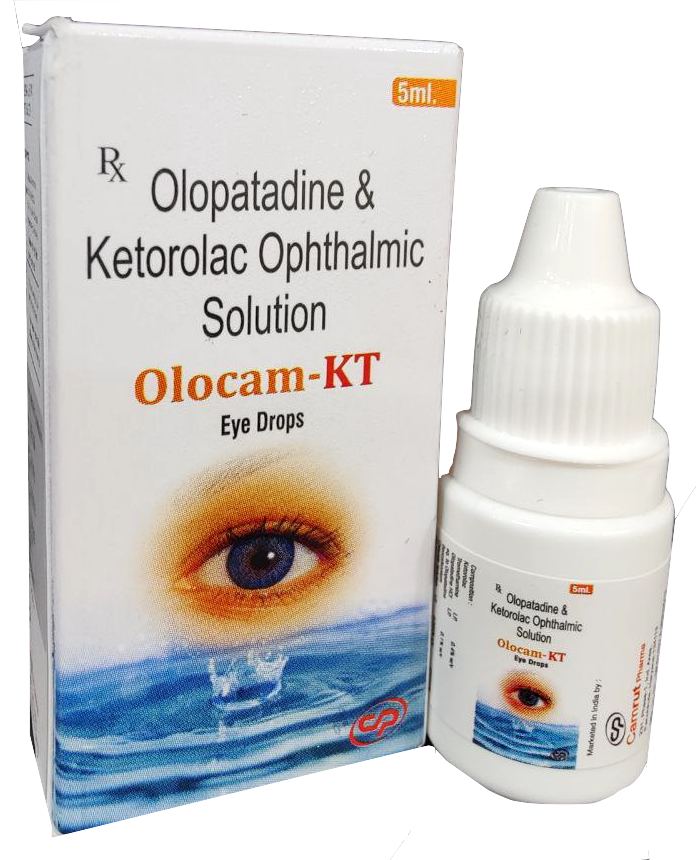 Oloptadine Hydrochloride 0.1% + Ketorolac 0.4% Eye Drops — manufactured by Trumac Healthcare