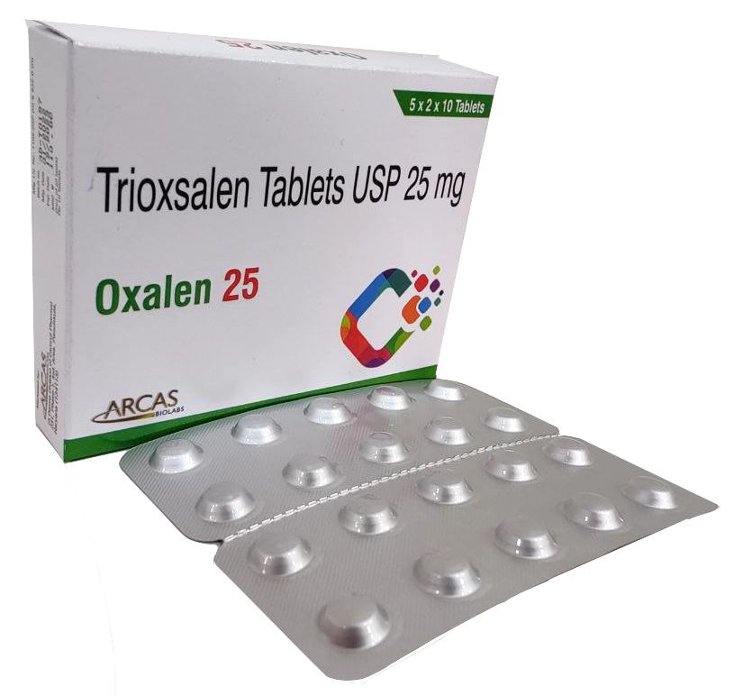 Trioxasalen 25 mg Tablet — manufactured by Trumac Healthcare