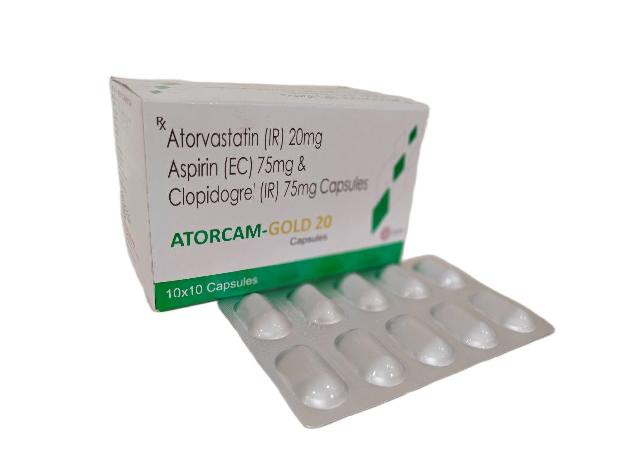 ATORVASTATIN 20 MG + CLOPIDOGREL 75 MG + ASPIRIN 75 MG Capsule — manufactured by Trumac Healthcare