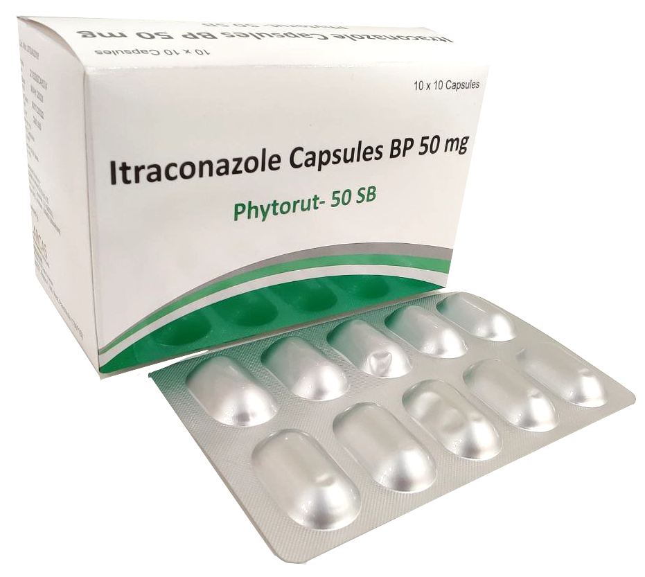 Phytorut-50 SB Capsule — Itraconazole 50 mg (Super Bioavailability Technology) from Trumac Healthcare PCD Pharma Franchise India