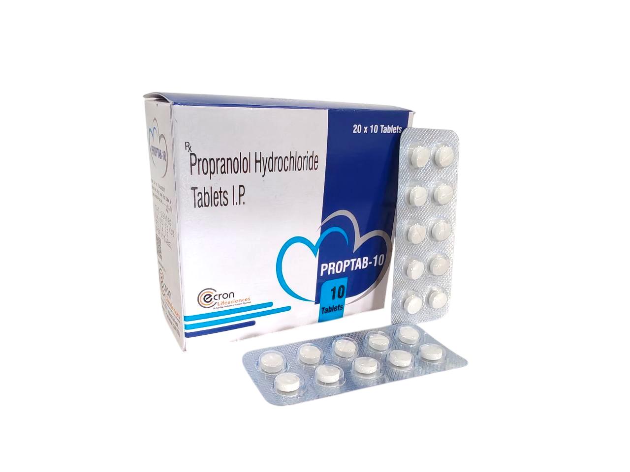 Propranolol 10 mg Tablet — manufactured by Trumac Healthcare