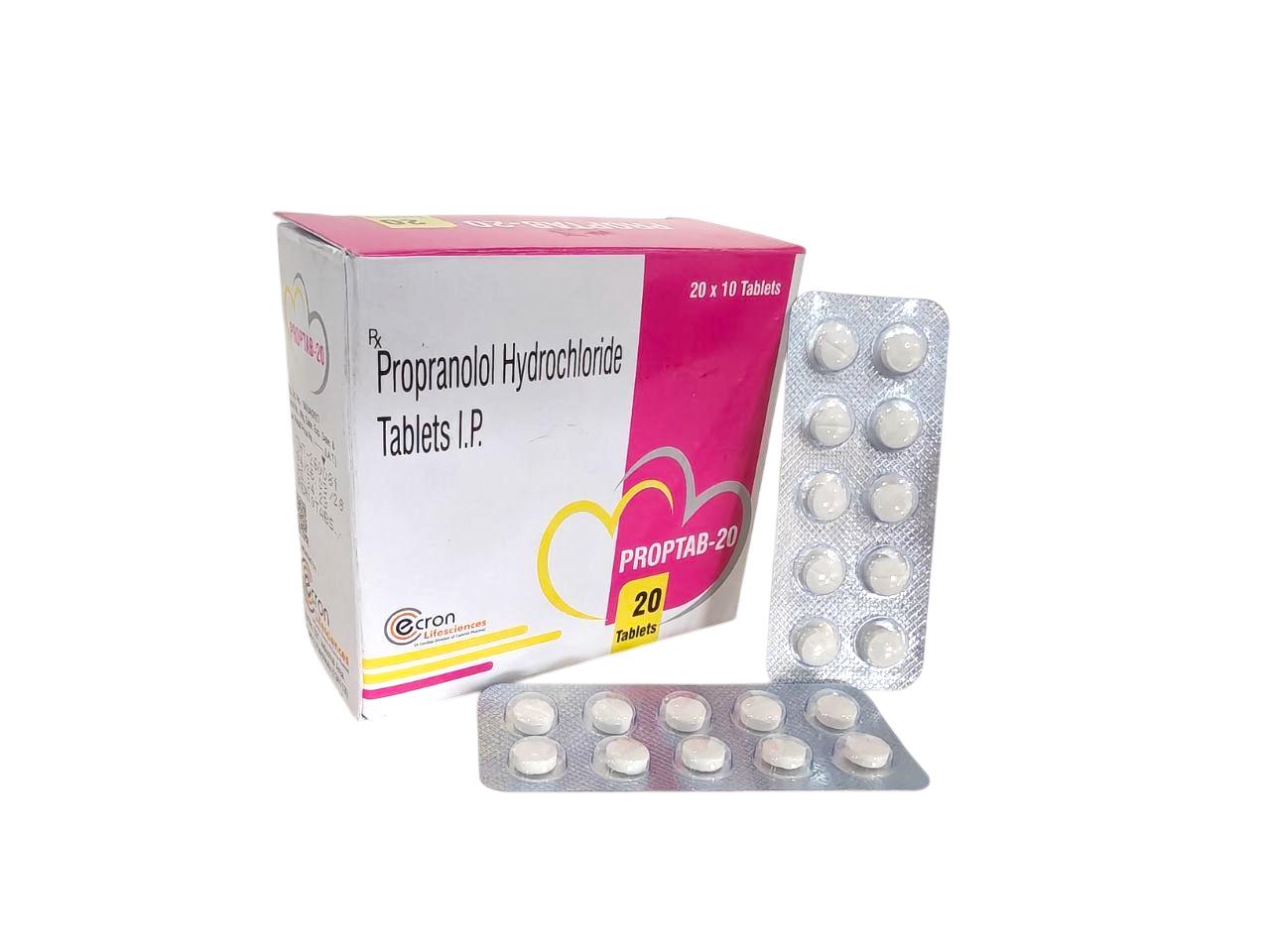 Propranolol 20 mg Tablet — manufactured by Trumac Healthcare
