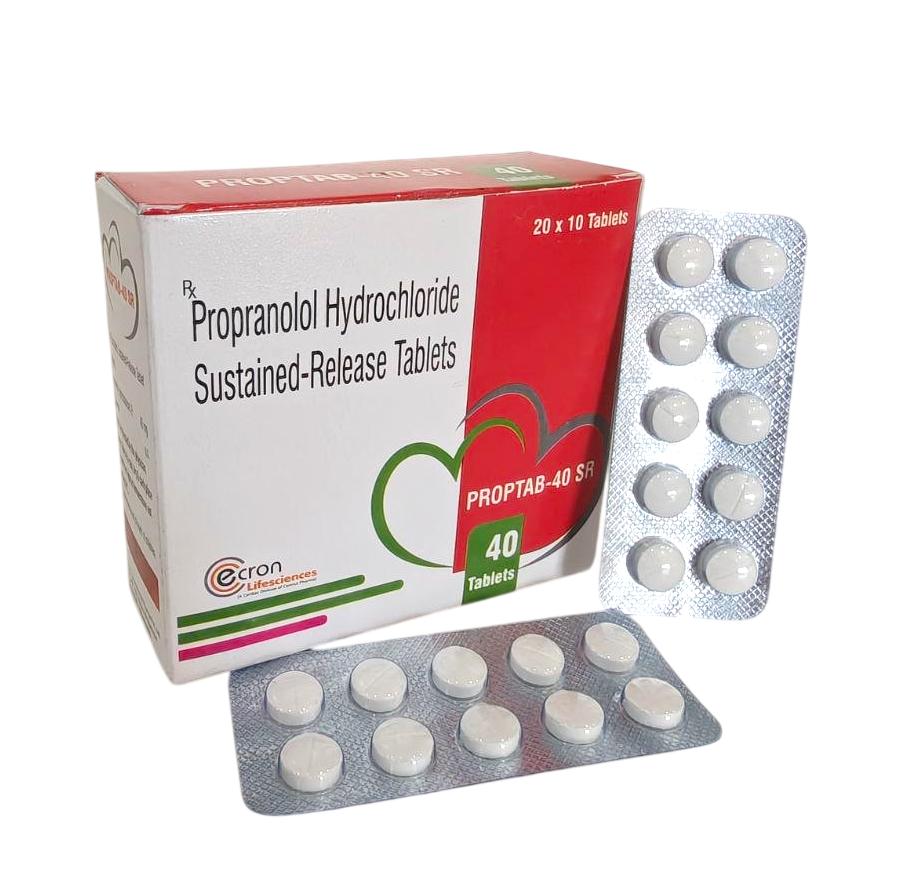 Propranolol 40 mg SR Tablets Tablet — manufactured by Trumac Healthcare