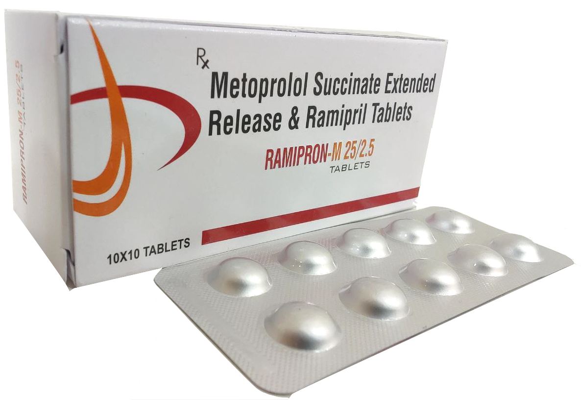 RAMIPRIL 2.5 Mg + Metoprolol 25 mg Tablet — manufactured by Trumac Healthcare