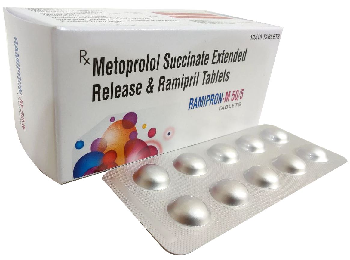 RAMIPRIL 5 Mg + Metoprolol 50 mg Tablet — manufactured by Trumac Healthcare