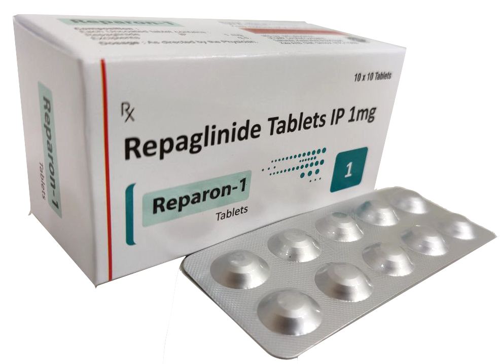 Repaglinide 1 mg Tablets Tablet — manufactured by Trumac Healthcare
