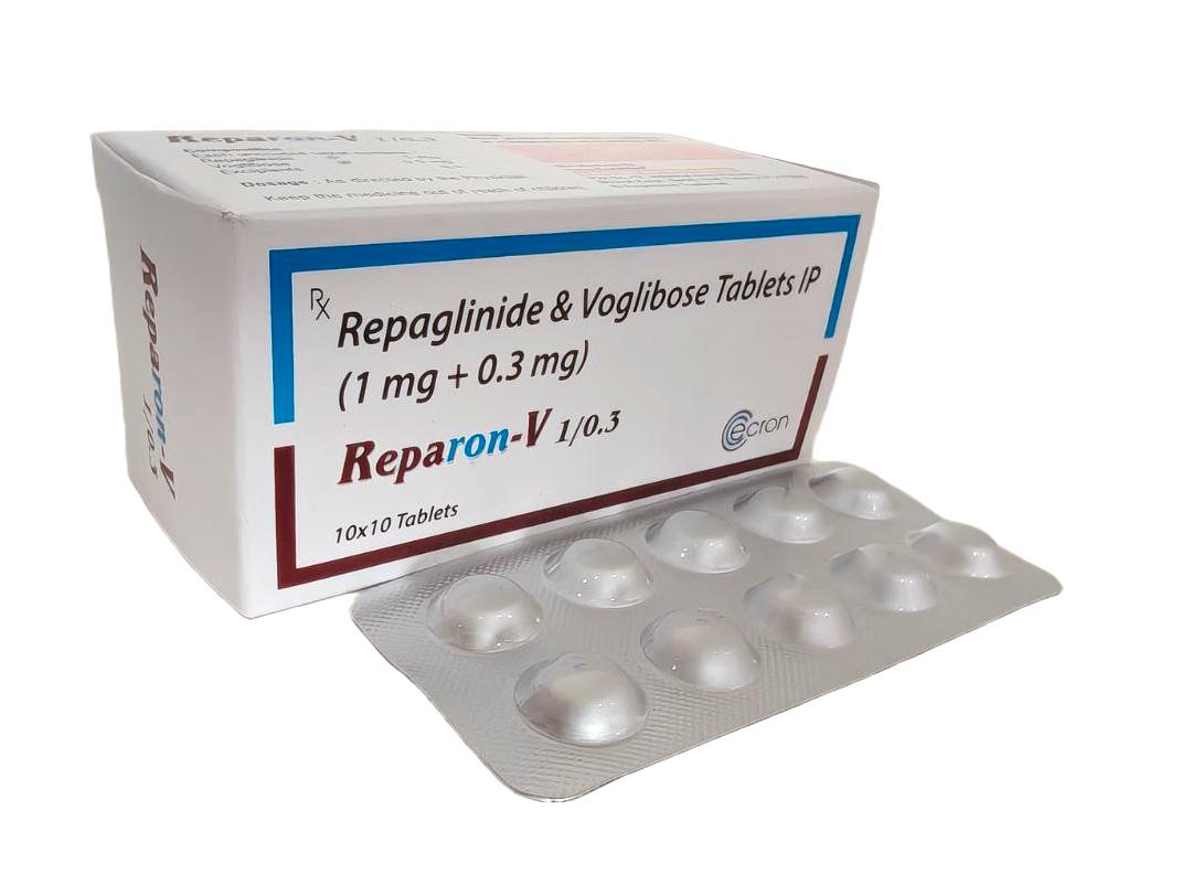 Repaglinide 1 mg + Voglibose 0.3 mg Tablet — manufactured by Trumac Healthcare
