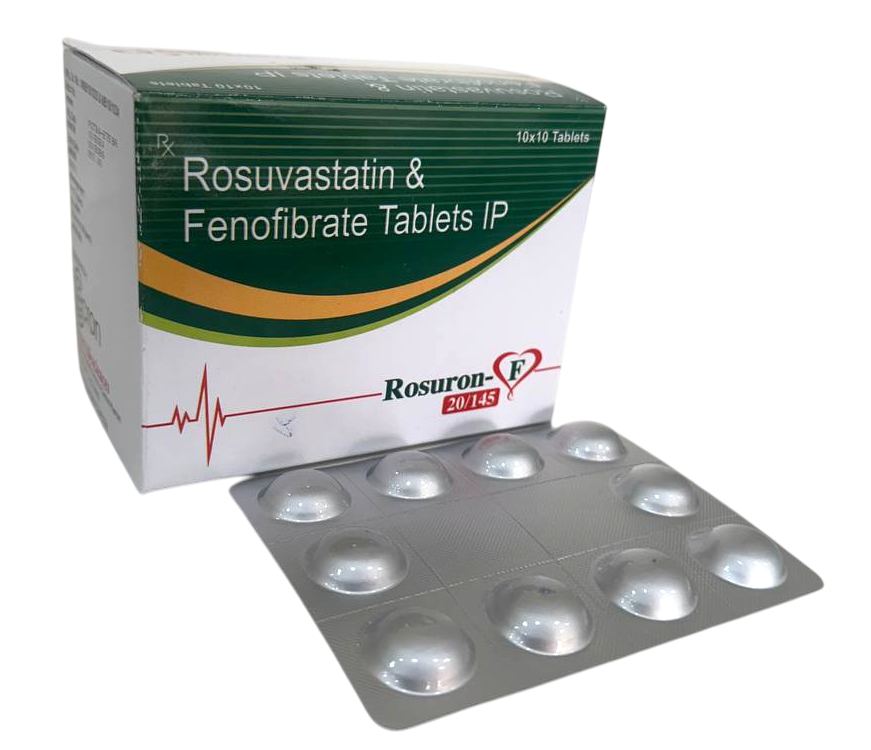 Rosuvastatin 20 mg + Fenofibrate 145 mg Tablet — manufactured by Trumac Healthcare