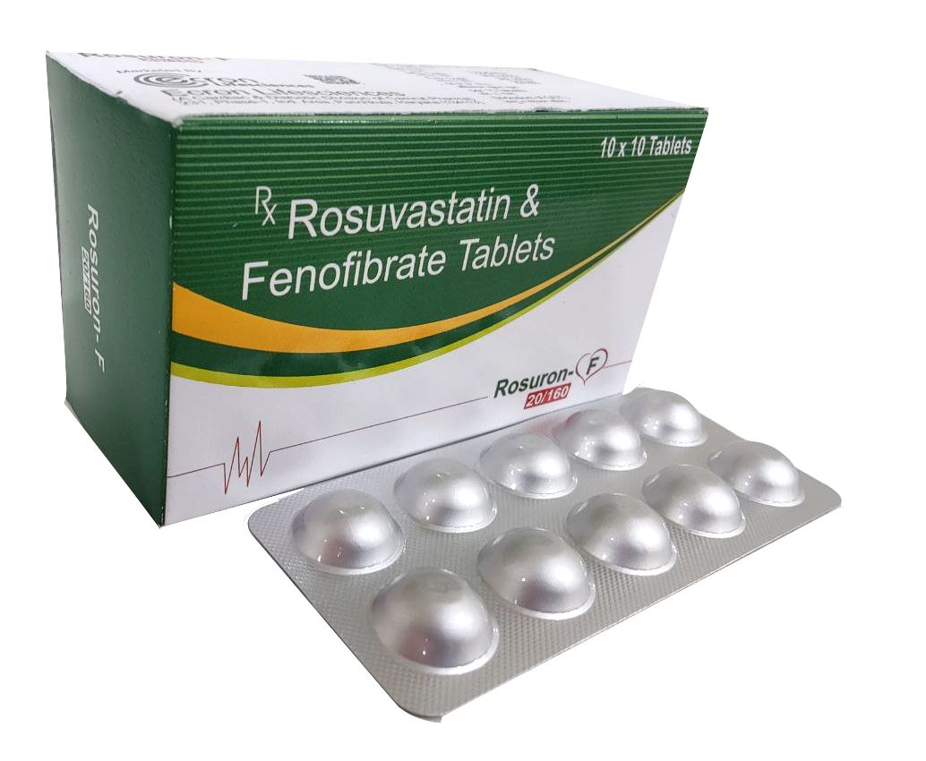 Rosuvastatin 20 mg + Fenofibrate 160 mg Tablet — manufactured by Trumac Healthcare