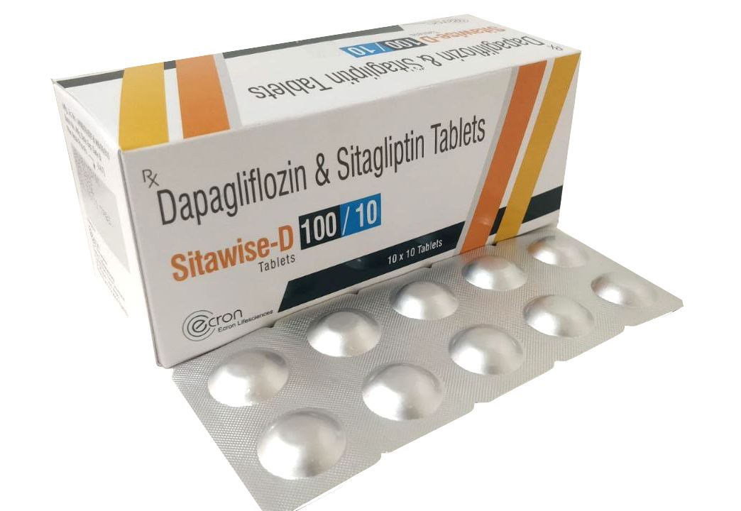 Sitagliptin 100 mg + Dapagliflozin 10 mg Tablet — manufactured by Trumac Healthcare