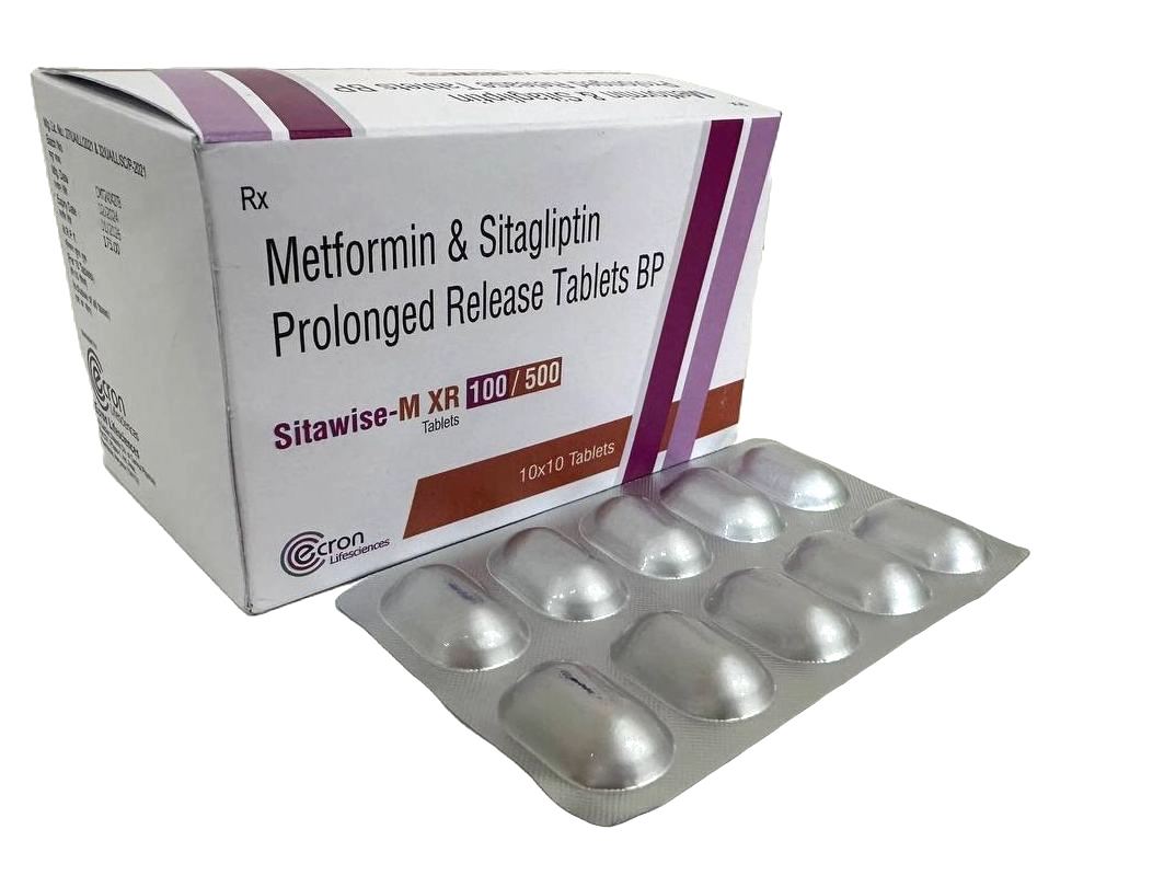 Sitagliptin 100 mg + Metformin 500 mg (Sustained Release) Tablet — manufactured by Trumac Healthcare