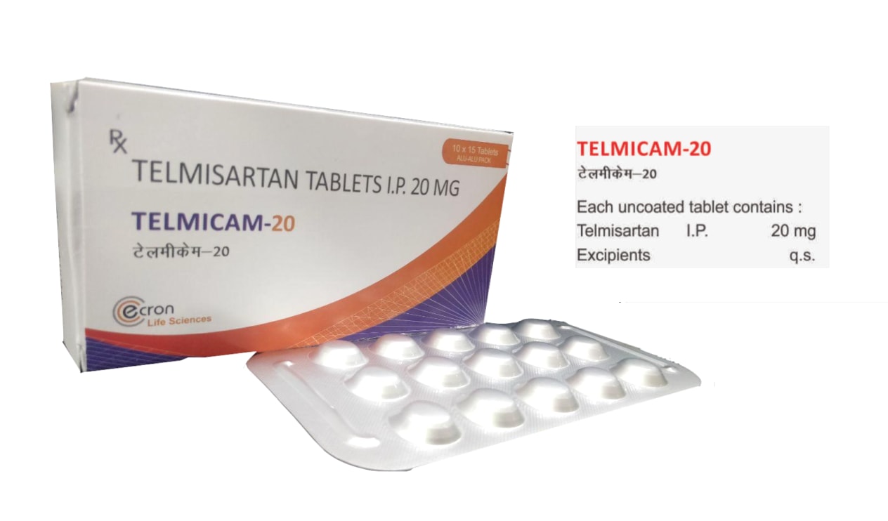 Telmisartan 20 mg Tablet — manufactured by Trumac Healthcare