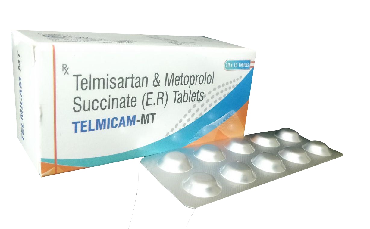 Telmisartin 40 mg + Metoprolol 50 mg Tablet — manufactured by Trumac Healthcare