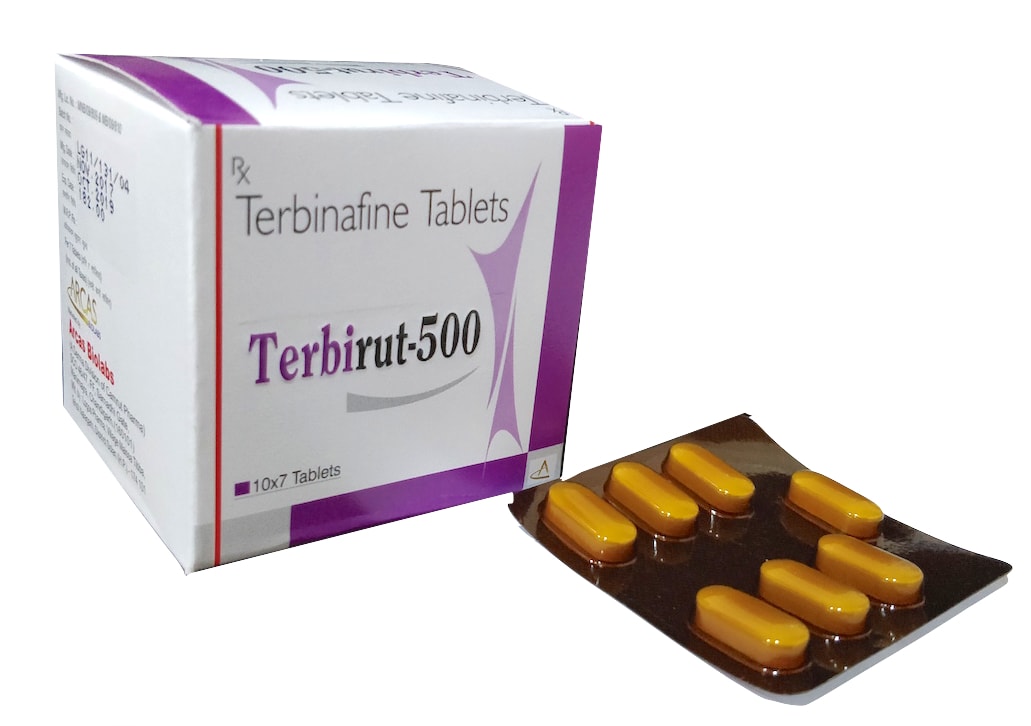 Terbinafine 500 mg Tablet — manufactured by Trumac Healthcare