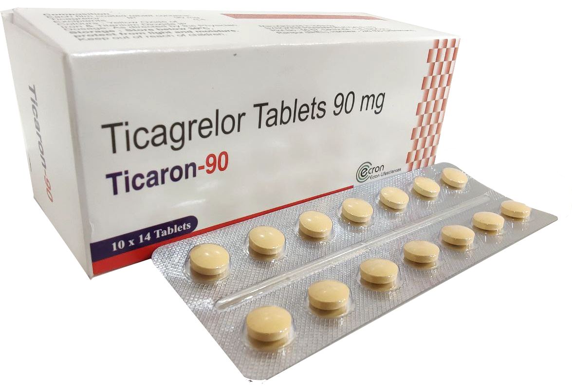Ticagrelor 90 mg Tablet — manufactured by Trumac Healthcare