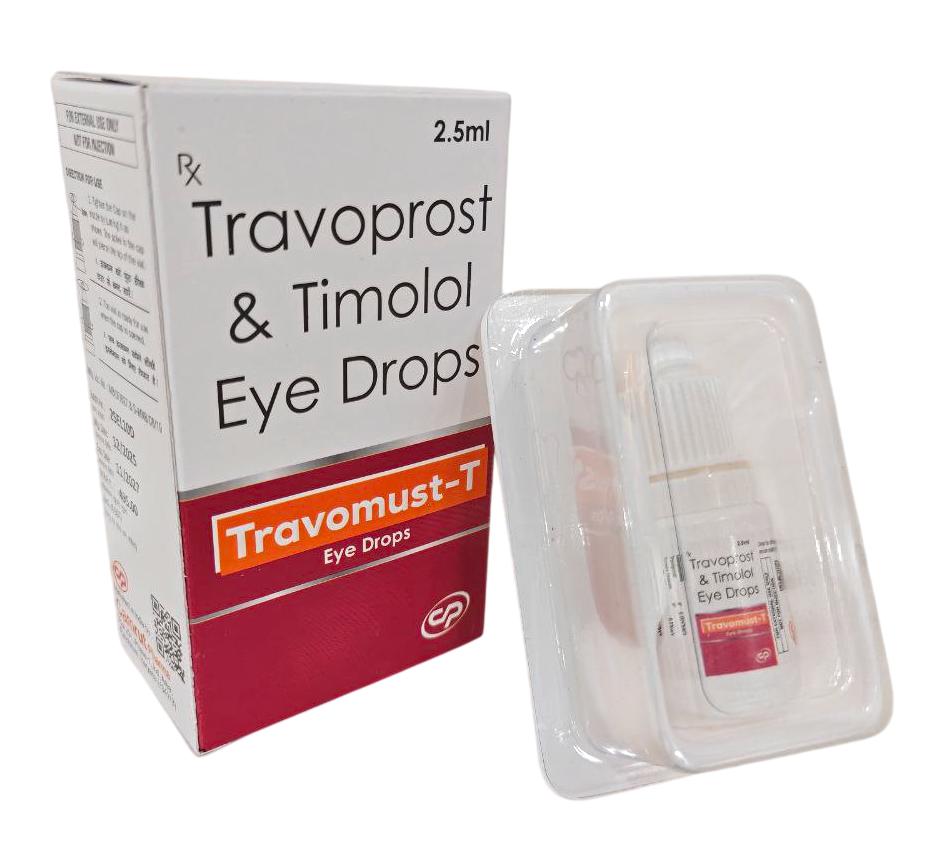 Timolol (5 mg) + Travoprost (40 mcg) Eye Drops — manufactured by Trumac Healthcare