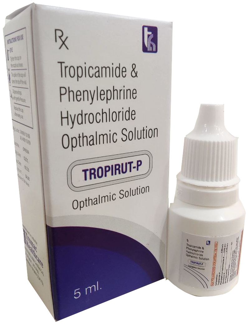 Phenylephrine (5% w/v) + Tropicamide (0.8% w/v) Eye Drops Eye Drops — manufactured by Trumac Healthcare