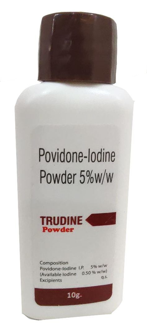 Povidone Iodine 5% Dusting Powder Dusting Powder — manufactured by Trumac Healthcare