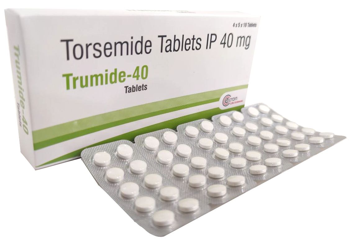 Torsemide (40 mg) Tablet — manufactured by Trumac Healthcare