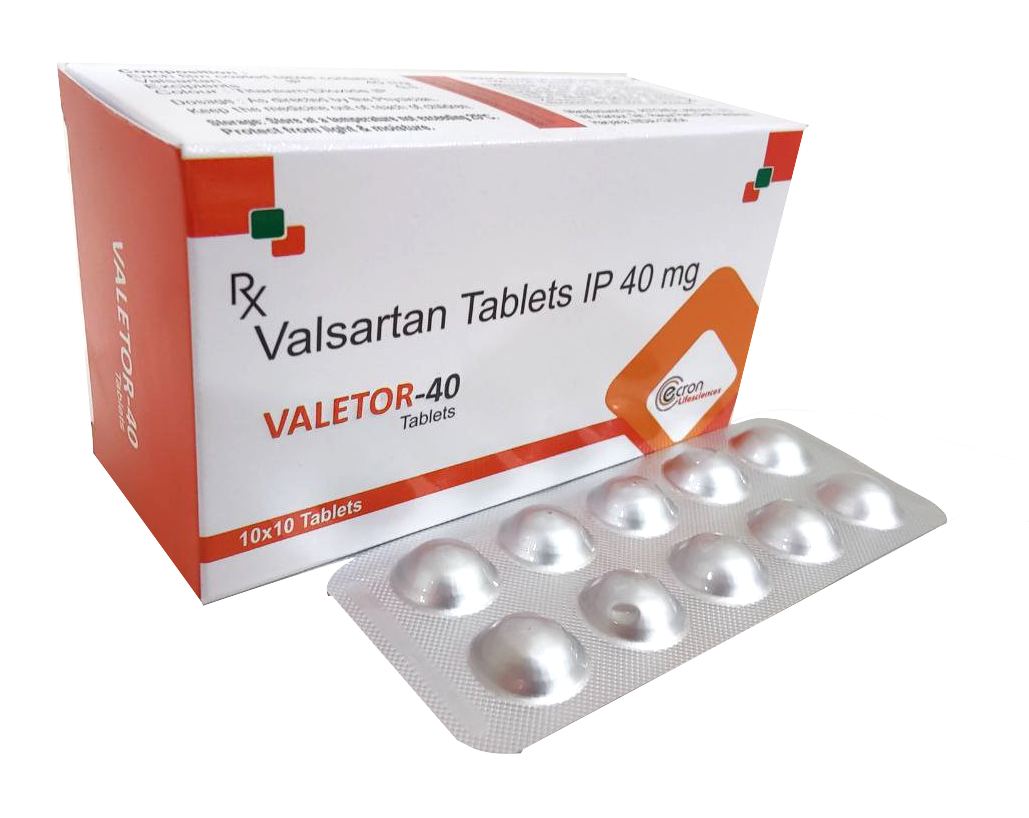 Valsartan 40 mg Tablet — manufactured by Trumac Healthcare