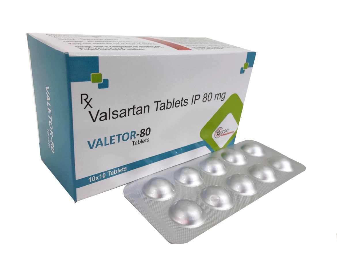 Valsartan 80 mg Tablet — manufactured by Trumac Healthcare