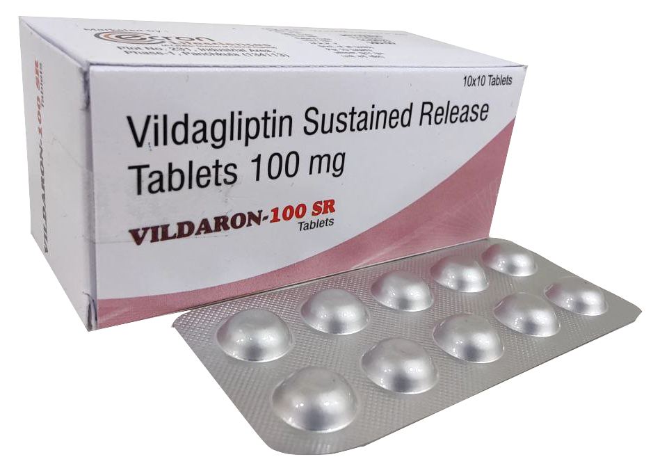 vildagliptin 100 mg Sustained Release Tab Tablet — manufactured by Trumac Healthcare