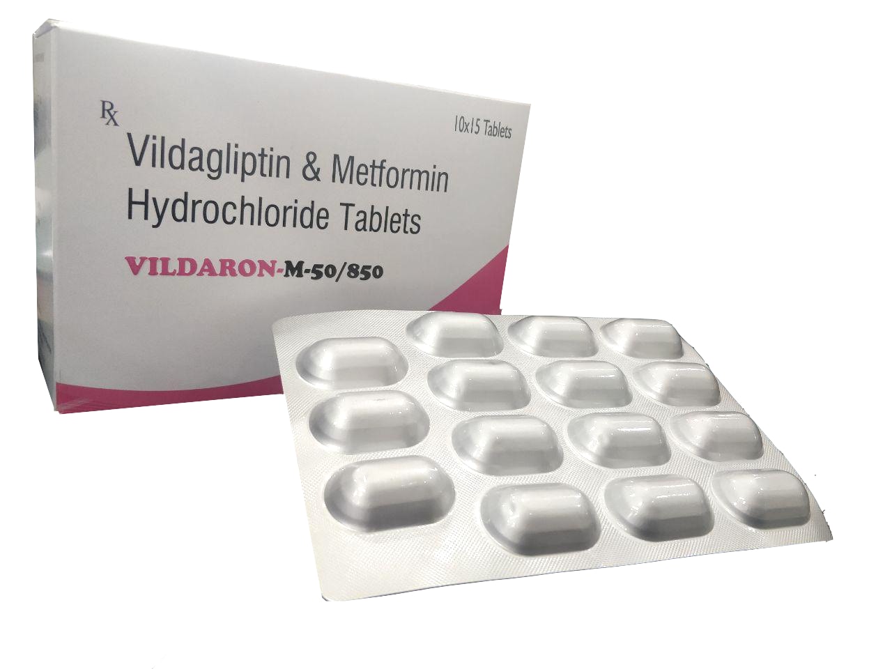 Vildagliptin 50 mg + Metformin 850 mg Tablet — manufactured by Trumac Healthcare